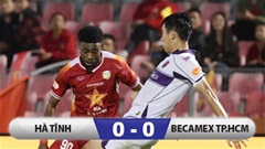 Kết quả Hà Tĩnh 0–0 Becamex TP.HCM: Minh Toàn giữ lại 1 điểm cho đội khách